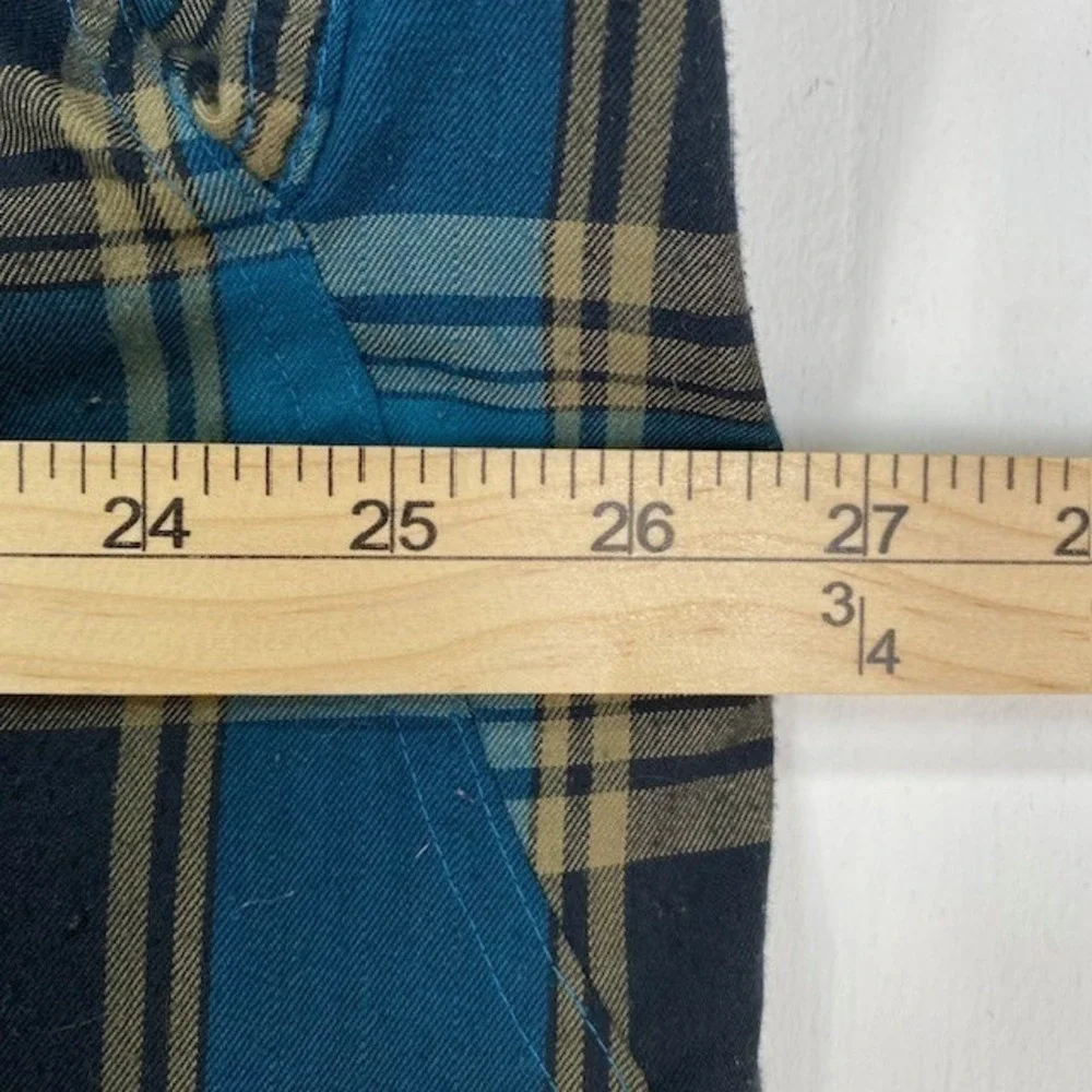 Alaskan Hardgear Duluth Trading Plaid Flannel Shirt‎ Mens 2XL Untucked Slim Fit